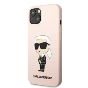 Husa Karl Lagerfeld Liquid Silicone  iPhone 13 Pink