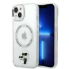 Husa Karl Lagerfeld MagSafe  IML Karl and Choupette NFT pentru iPhone 13 Pro Max Transparent
