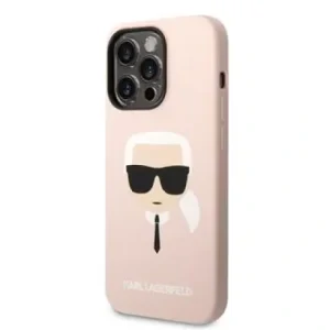 Husa  Karl Lagerfeld MagSafe  Liquid Silicone iPhone 14 Pro Max Pink