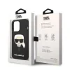 Husa Karl Lagerfeld MagSafe  Liquid Silicone Karl Head pentru iPhone 14 Pro Max Black