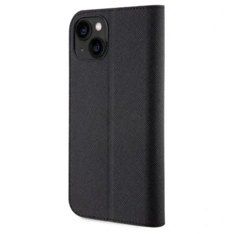 Husa Karl Lagerfeld PU Saffiano Karl and Choupette NFT Book pentru  iPhone 13 Negru