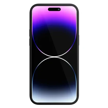 Husa Next One Silicone Case pentru Iphone 14  Pro Magsafe Compatible Negru