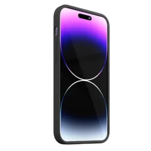Husa Next One Silicone Case pentru Iphone 14  Pro Magsafe Compatible Negru