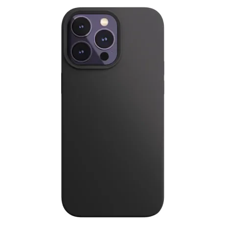 Husa Next One Silicone Case pentru Iphone 14  Pro Magsafe Compatible Negru
