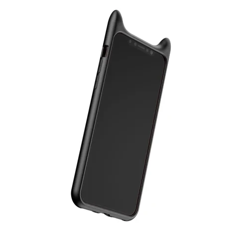 Husa silicon iPhone X/XS 5.8'' Devil Face Neagra Baseus thumb