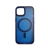 Husa spate hard MagSafe cu rama camera metalica pentru iPhone 15 Albastru