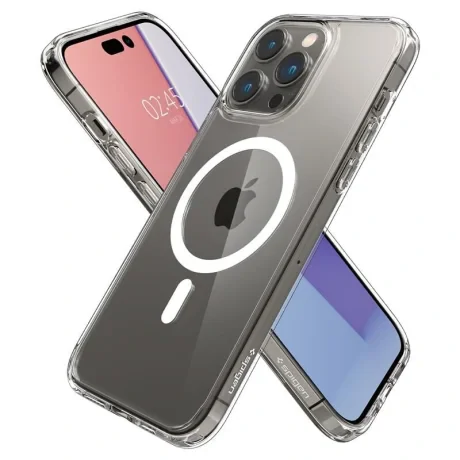 Husa Spigen Crystal Hybrid MagSafe pentru iPhone 14 Pro Max ACS04643 Transparent thumb
