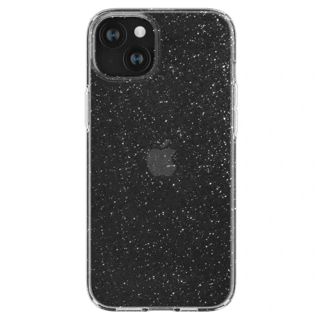 Husa Spigen Liquid Crystal Glitter pentru iPhone 15, Crystal Quartz