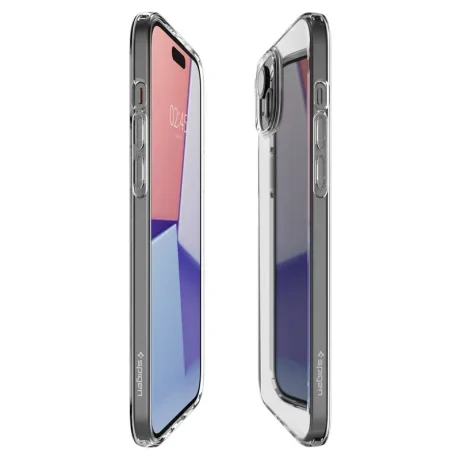 Husa Spigen Liquid Crystal pentru iPhone 15 Plus, Crystal Clear thumb