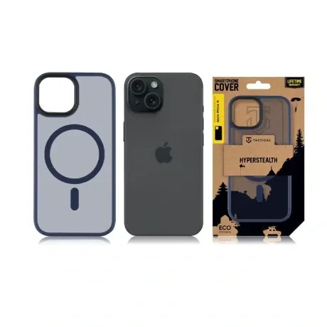 Husa tactical MagForce Hyperstealth pentru iPhone 15 Deep Blue