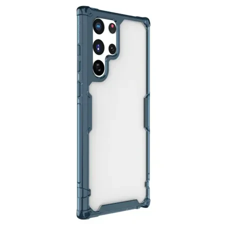 Husa TPU Nillkin Nature Pro pentru Samsung Galaxy S22 Ultra 5G Albastru