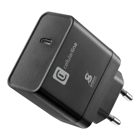 Incarcator Retea Cellularline Super Fast PD 45W Type-C  Negru thumb