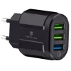 Incarcator retea Tactical 3XUSB-A QC 3.0 30W Negru