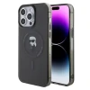 Karl Lagerfeld IML Ikonik MagSafe Zadni Kryt pro iPhone 15 Pro Max Black