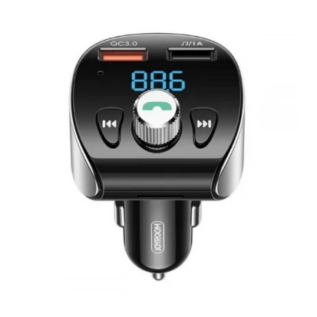 Modulator FM JoyRoom 5.0 MP3 cu micro SD holder 2xUSB 18 W 3A JR-CXL02 thumb