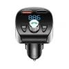 Modulator FM JoyRoom 5.0 MP3 cu micro SD holder 2xUSB 18 W 3A JR-CXL02