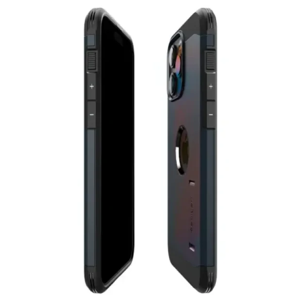 Spigen Tough Armor MagSafe, metal slate - iPhone 15 Pro Max