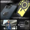 Spigen Tough Armor MagSafe, metal slate - iPhone 15 Pro Max