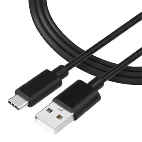 Tactical Smooth Thread Cable USB-A/USB-C  1m Black thumb